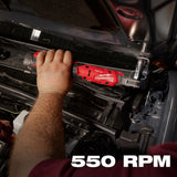 Milwaukee 3052-20 M12 FUEL 1/4 Inch Cordless Ratchet, 550 RPM, 45 ft-lbs, Compact Head (Bare Tool) - 8