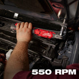 Milwaukee 3052-21 M12 FUEL 1/4 Inch Ratchet Kit with 550 RPM and 45 ft-lbs Max Torque (1 Battery) - 8