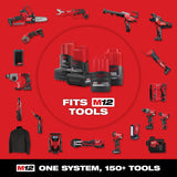 Milwaukee 3052-21 M12 FUEL 1/4 Inch Ratchet Kit with 550 RPM and 45 ft-lbs Max Torque (1 Battery) - 14