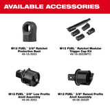 Milwaukee 3053-21 M12 FUEL 3/8 inch Cordless Ratchet Kit with Brushless Motor and 70 ft-lbs Torque (2.5Ah Battery) - 13