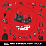 Milwaukee 3053-21 M12 FUEL 3/8 inch Cordless Ratchet Kit with Brushless Motor and 70 ft-lbs Torque (2.5Ah Battery) - 14