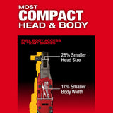Milwaukee 3054-20 M12 FUEL 1/2 Inch Cordless Ratchet, 300 RPM, 80 ft-lbs, Compact Head (Bare Tool) - 6