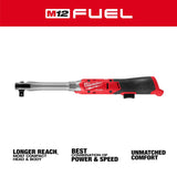 Milwaukee 3055-20 M12 FUEL Half" Extended Reach Cordless Ratchet (Tool Only) - 2