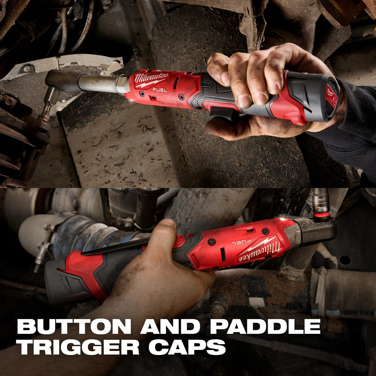 Milwaukee 3055-20 M12 FUEL Half" Extended Reach Cordless Ratchet (Tool Only) - 10