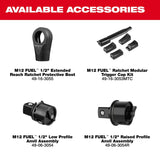 Milwaukee 3055-20 M12 FUEL Half" Extended Reach Cordless Ratchet (Tool Only) - 13