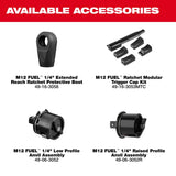 Milwaukee 3058-21 M12 FUEL 1/4" Extended Reach Ratchet Kit with 2.5Ah Battery and Charger - 13