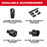 Milwaukee 3059-20 M12 FUEL 3/8" Extended Reach Cordless Ratchet Bare Tool - 13