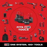 Milwaukee 3059-21 M12 FUEL 3/8" Extended Reach Ratchet Kit with 2.5Ah Battery and Charger - 14