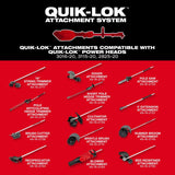 Milwaukee 3115-20PS M18 QUIK-LOK Brushless 10" Cordless Pole Saw with Power Head and Attachment - 3