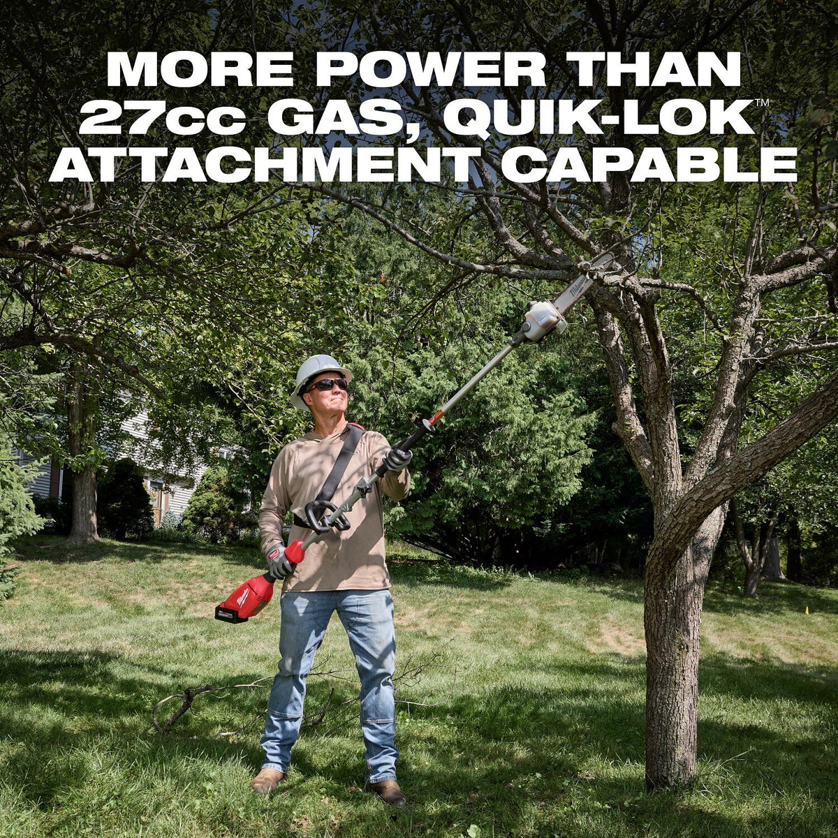 Milwaukee 3115-20PS M18 QUIK-LOK Brushless 10" Cordless Pole Saw with Power Head and Attachment - 7