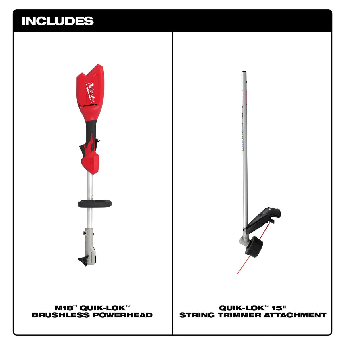 Milwaukee 3115-20ST M18 QUIK-LOK Brushless 15" String Trimmer - 8