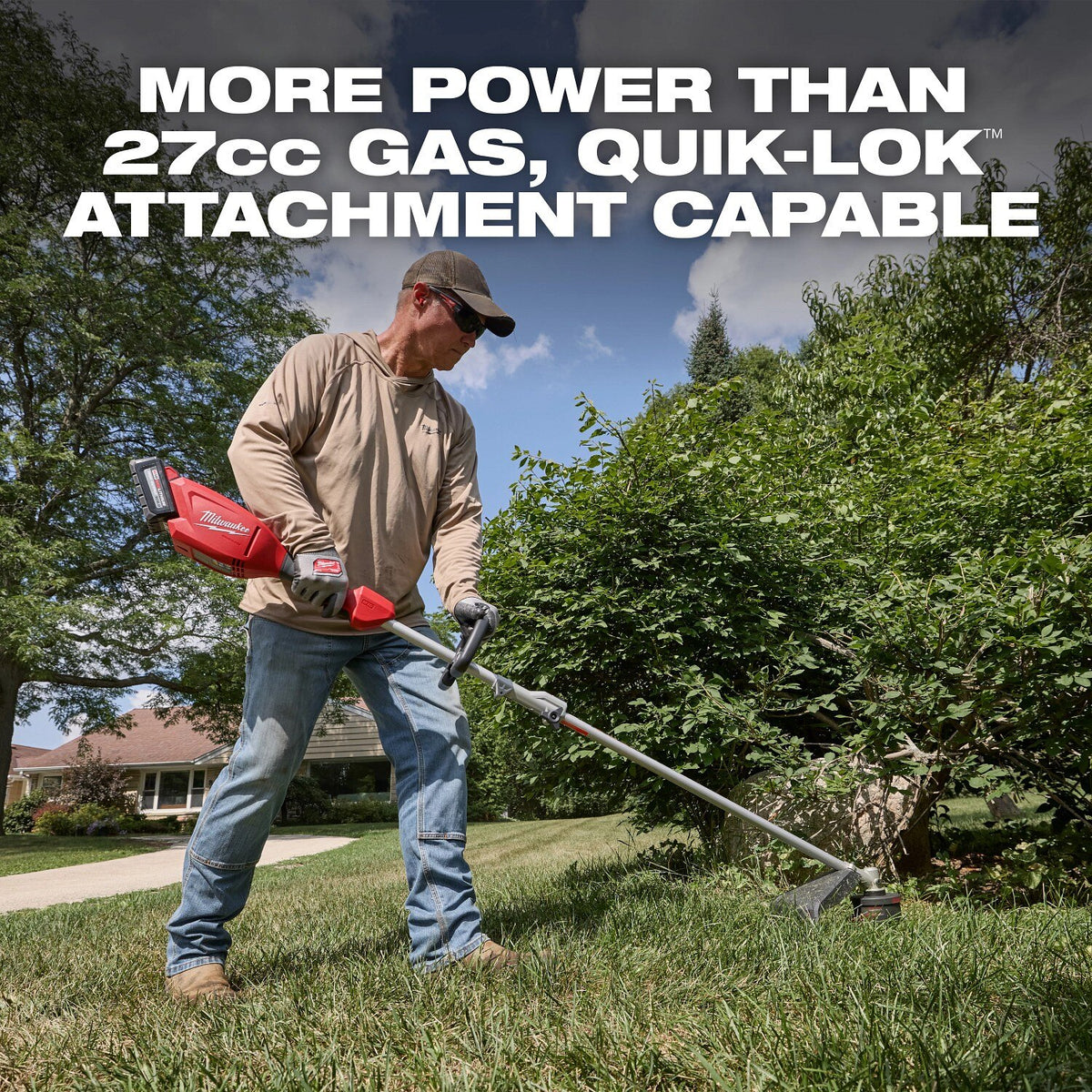 Milwaukee 3115-21ST M18 QUIK-LOK Brushless 15" String Trimmer Kit with 6 Ah Battery and Charger - 7