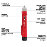Milwaukee 3202-20 Non-Contact Voltage Detector with LED 50V-1000V AC CAT IV 1000V - 2
