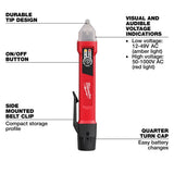 Milwaukee 3208-20 Dual Range Non-Contact Voltage Detector 12V - 1000V AC - 2