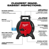 Milwaukee 3318-22A M12 65’ Ultra Flex Compact Inspection Camera Kit - 2