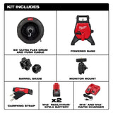 Milwaukee 3318-22A M12 65’ Ultra Flex Compact Inspection Camera Kit - 3