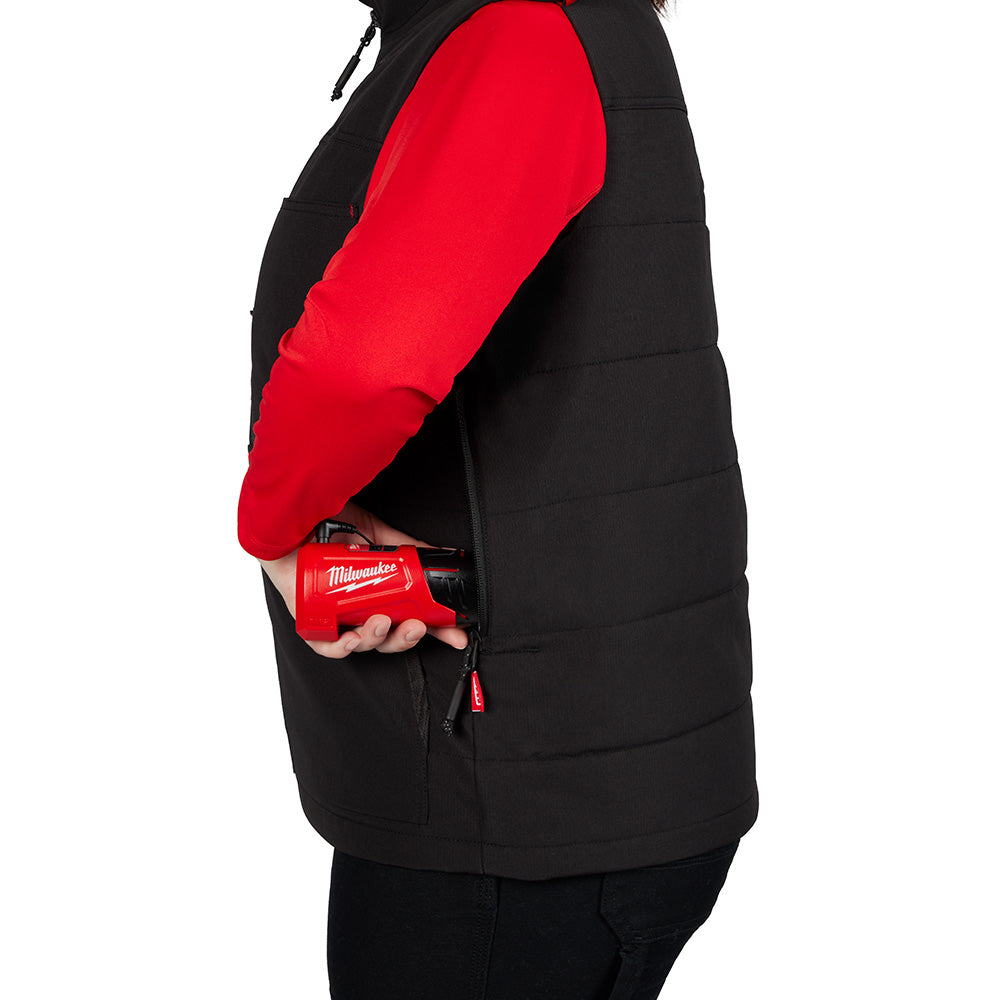 Milwaukee 334B-20 M12 Women's Heated AXIS Vest Black (Vest Only) - 6