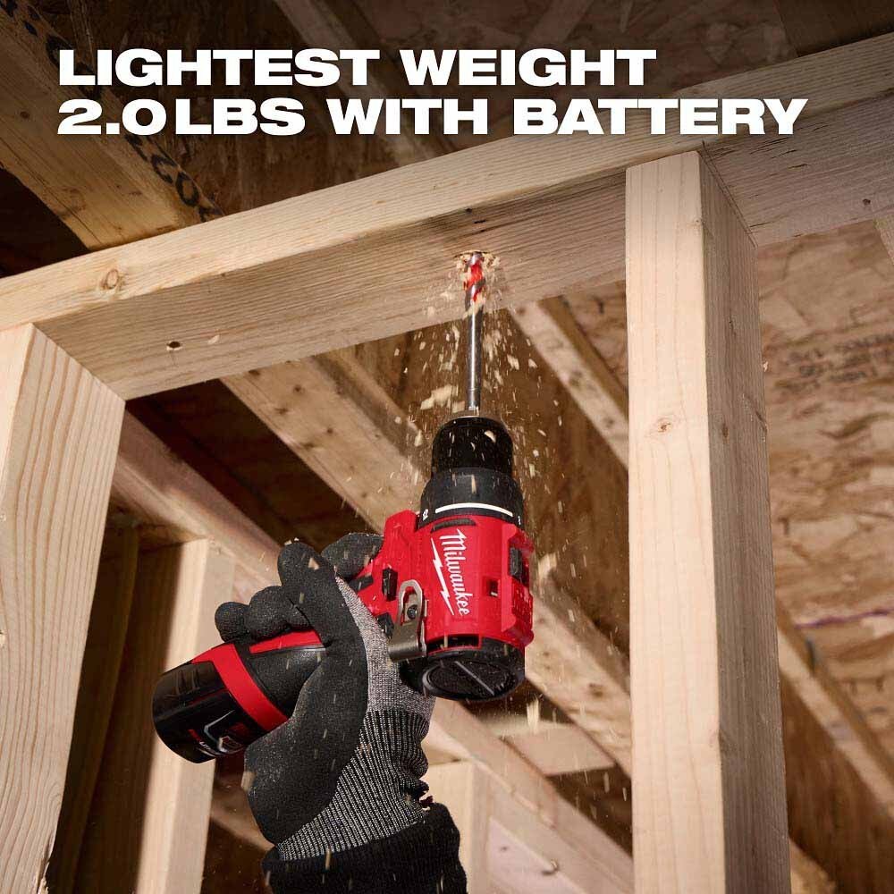Milwaukee 3401-22 M12 Subcompact Brushless 3/8" Drill/Driver Kit - 7