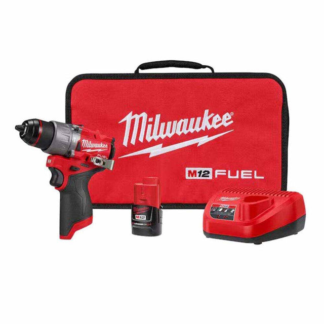 Milwaukee 3404-21 M12 FUEL 1/2" Hammer Drill/Driver Kit