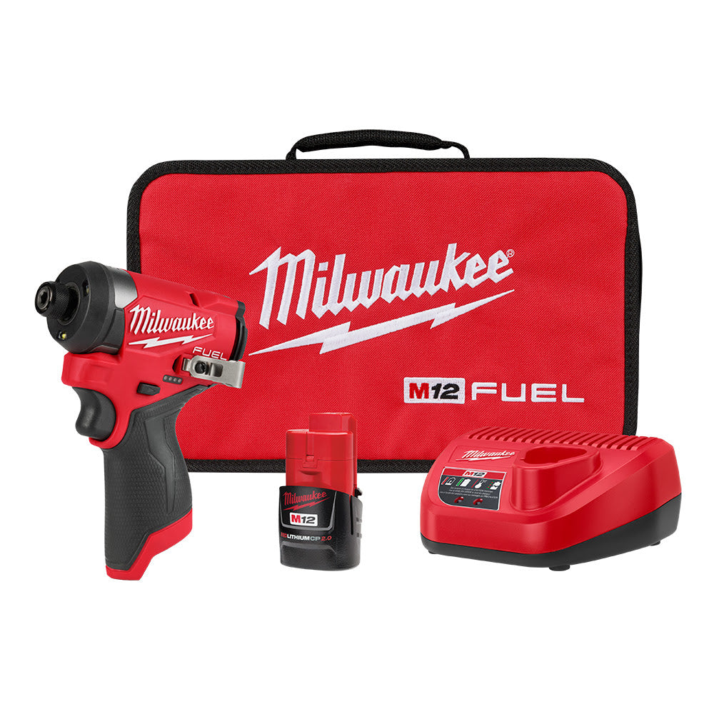 Milwaukee 3453-21 M12 FUEL Impact Driver 1 Battery Kit