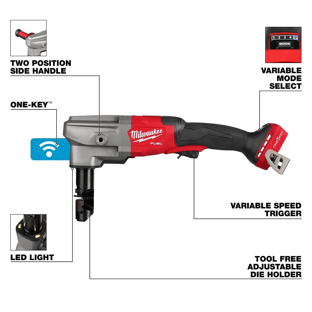 Milwaukee 3476-20 M18 FUEL 10 Gauge Nibbler - 2