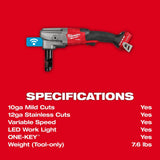Milwaukee 3476-20 M18 FUEL 10 Gauge Nibbler - 10