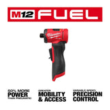 Milwaukee 3485-20 M12 FUEL 1/4" Right Angle Die Grinder - 2