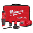 Milwaukee 3486-22 M12 FUEL 1/4" Straight Die Grinder Kit with 2 Batteries and Carrying Case