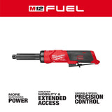 Milwaukee 3487-20 M12 FUEL 1/4" Extended Straight Die Grinder with 4" Shaft - 3