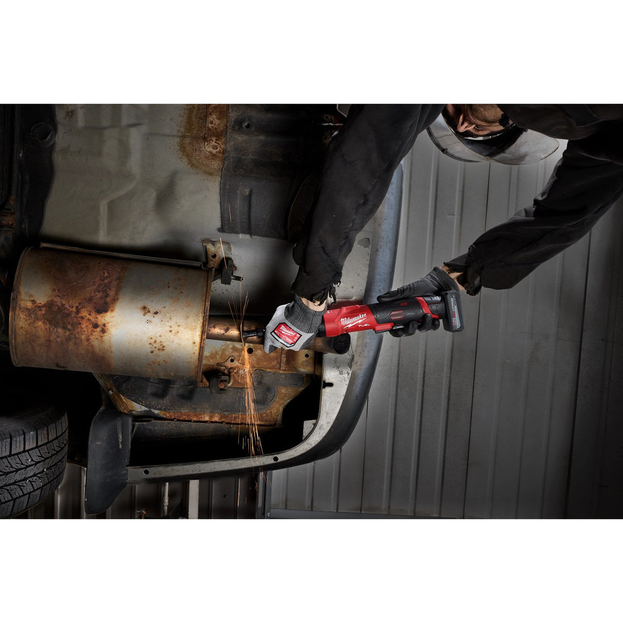 Milwaukee 3487-20 M12 FUEL 1/4" Extended Straight Die Grinder with 4" Shaft - 11