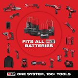 Milwaukee 3495-23 M12 FUEL 3-Tool Combo Kit with 1/2 Inch Hammer Drill, HACKZALL Recip Saw, ROVER Flood Light, Charger and CP2.0 Batteries (2 Pack) - 10