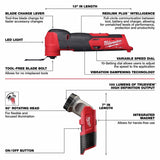 Milwaukee 3497-25 M12 FUEL 12-Volt Lithium-Ion Cordless 5-Tool Combo Kit w/(2) Batteries and Bag - 10