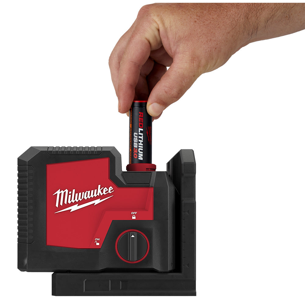 Milwaukee 3510-21 USB Rechargeable Green 3-Point Laser - 4