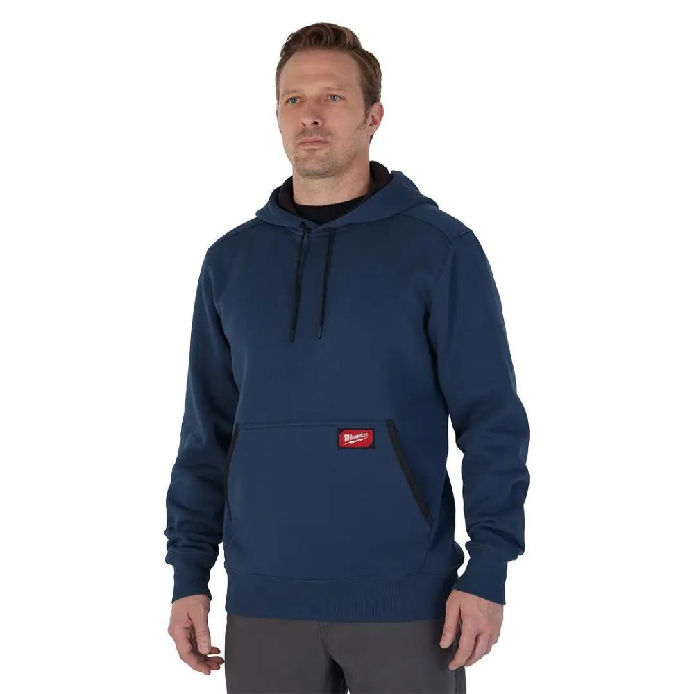 Milwaukee 351BL-2X Midweight Pullover Hoodie Blue 2X - 3