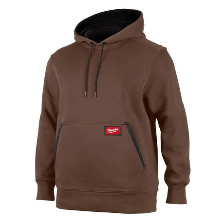 Milwaukee 351BR-2X Midweight Pullover Hoodie Brown 2X