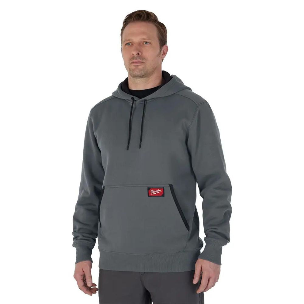 Milwaukee 351G-3X Midweight Pullover Hoodie Gray 3X - 3