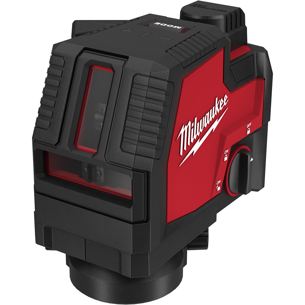 Milwaukee 3521-21 USB Rechargeable Green Cross Line Laser - 3