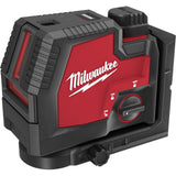 Milwaukee 3522-21 USB Rechargeable Green Cross Line & Plumb Points Laser - 2