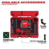 Milwaukee 3522-21 USB Rechargeable Green Cross Line & Plumb Points Laser - 7