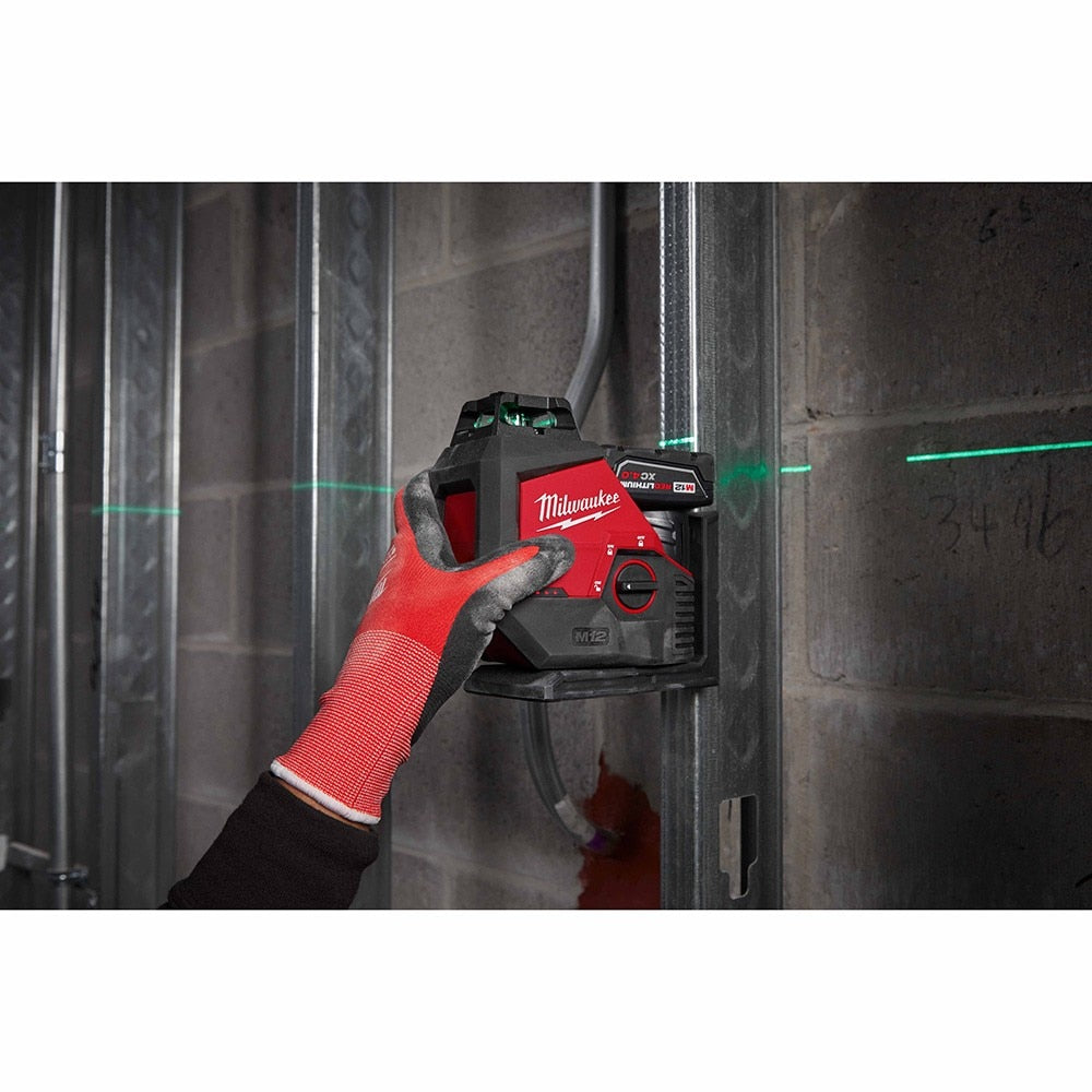 Milwaukee 3631-20 M12 Green Single Plane Laser - 12