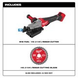 Milwaukee 3675-20 M18 FUEL #10 (1-1/4") Rebar Cutter - 12