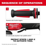 Milwaukee 3676-20 M18 FUEL 4-1/2 to 6 in. Dual-Trigger Variable Speed Braking Angle Grinder, Paddle Switch w/ ONE-KEY - 6