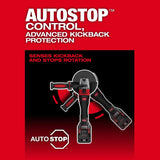 Milwaukee 3676-20 M18 FUEL 4-1/2 to 6 in. Dual-Trigger Variable Speed Braking Angle Grinder, Paddle Switch w/ ONE-KEY - 9