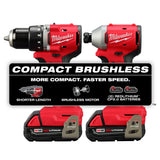 Milwaukee 3692-22CT M18 Compact Brushless 2-Tool Combo Kit - 2