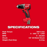 Milwaukee 3693-22CX M18 Compact Brushless 2-Tool Combo Kit - 5