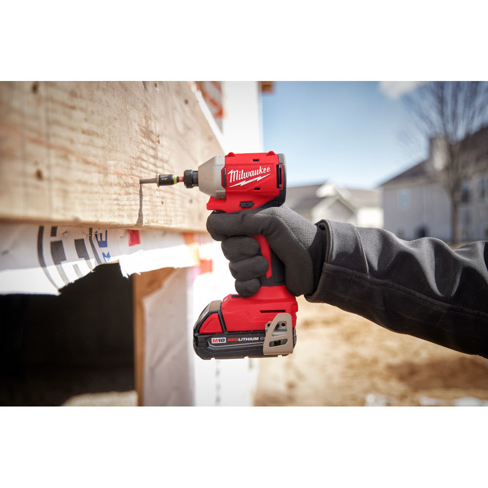 Milwaukee 3693-22CX M18 Compact Brushless 2-Tool Combo Kit - 10