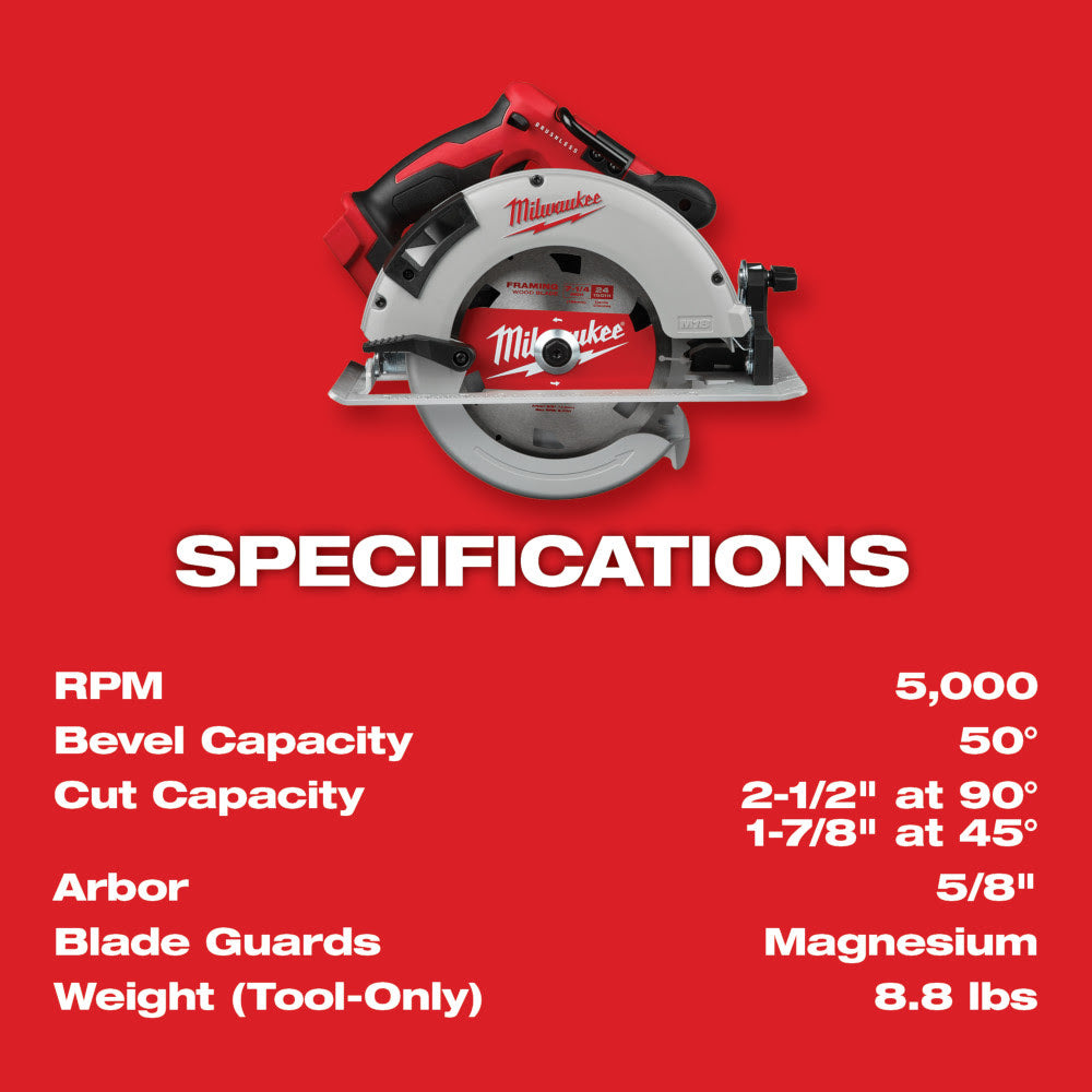 Milwaukee 3693-24CX M18 4-Tool Combo Kit - 8