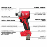 Milwaukee 3693-24CX M18 4-Tool Combo Kit - 9