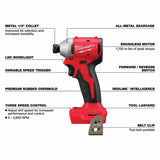 Milwaukee 3693-24CX M18 4-Tool Combo Kit - 9