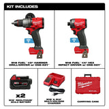 Milwaukee 3696-22 M18 FUEL  2-Tool Combo Kit w/ ONE-KEY - 3